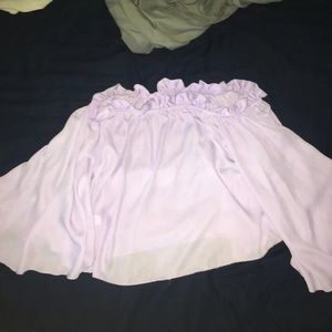 off the shoulder blouse